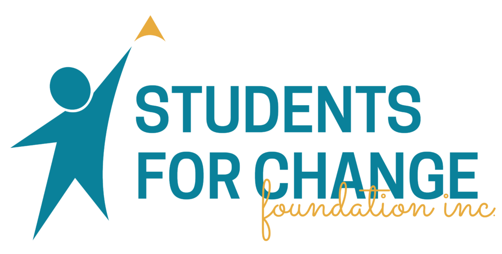 students for change foundation logo with a transparent background